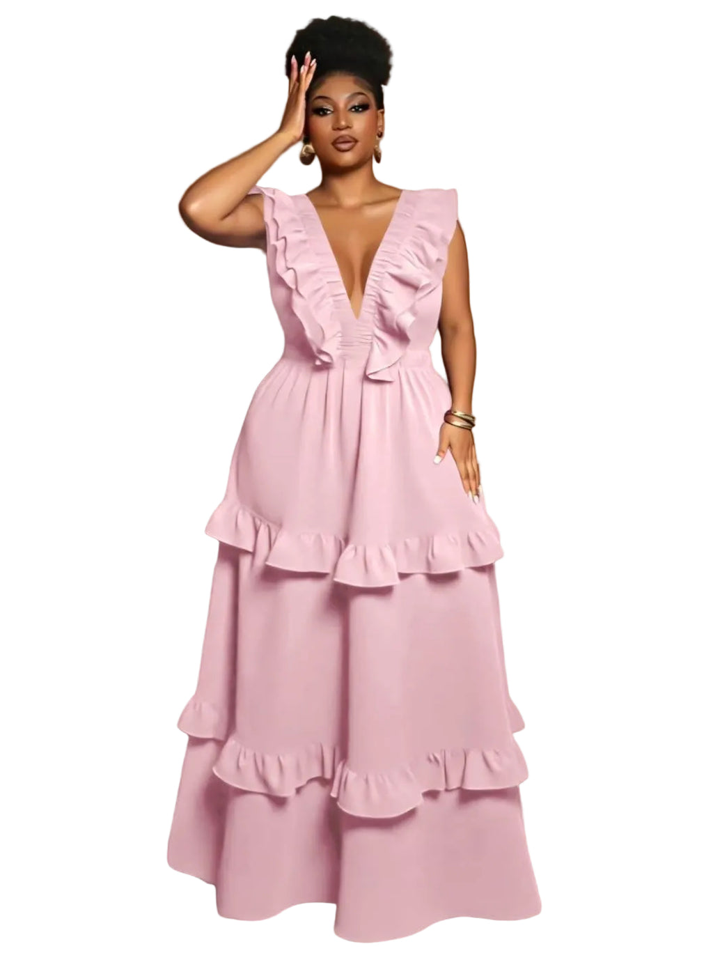Ruffle Tiered Maxi Dress