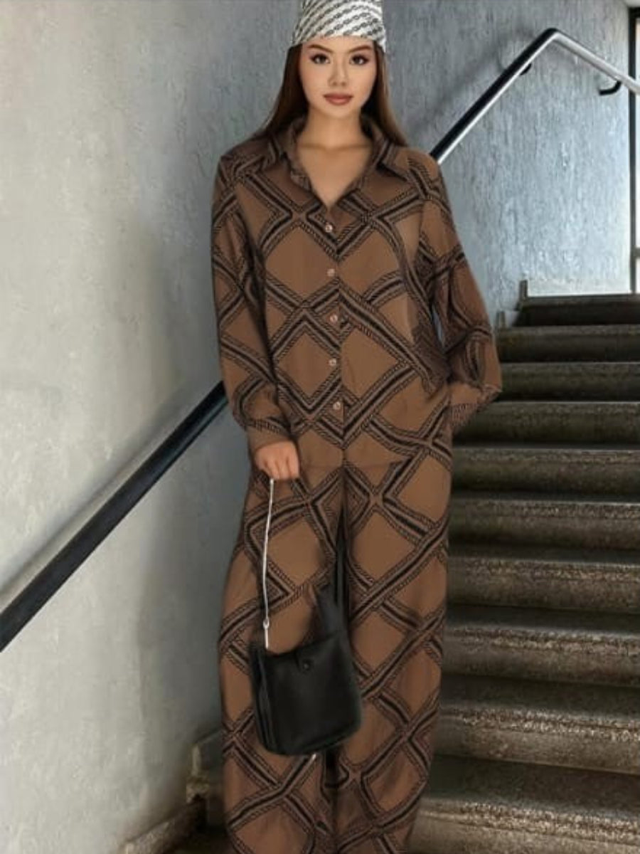 Geometric Print Co-ord Set
