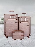 Wave Stripe Luggage Set – 4 Piece