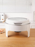 Round Chafing Dish with Glass Lid
