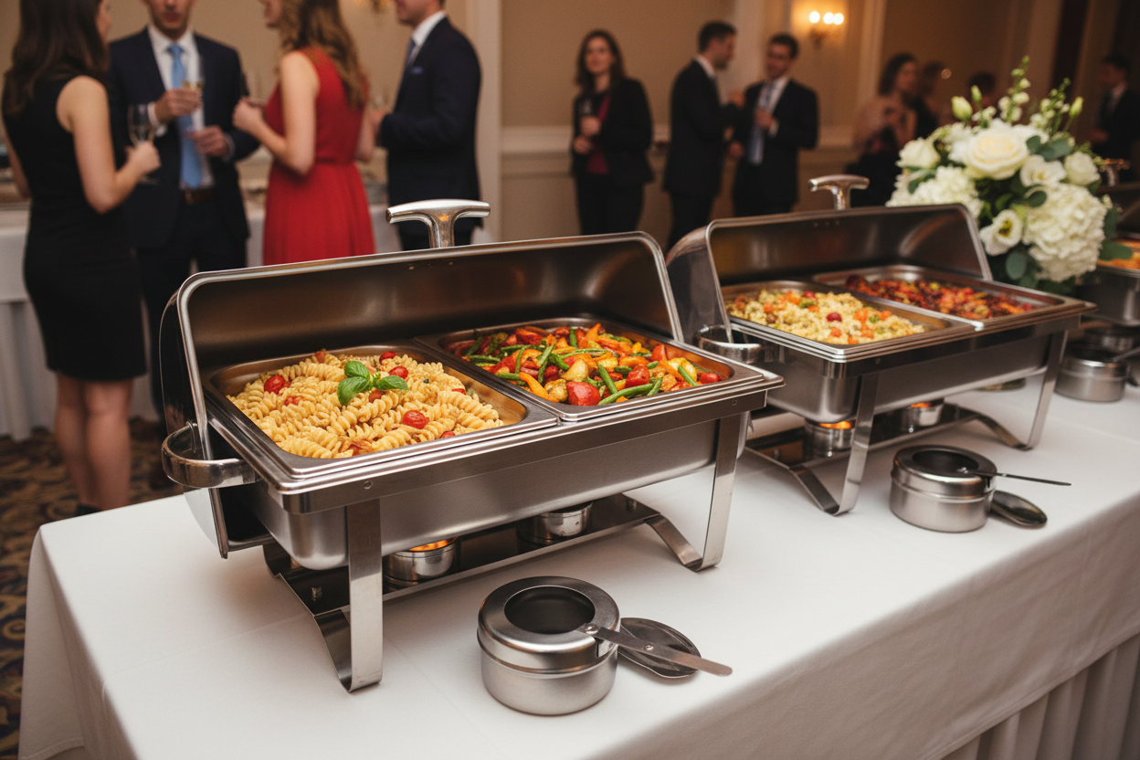 10Liter Chafing Dish Double Bowl - Lifestyle