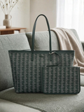 Lacoste Monogram Tote Bag with Pouch