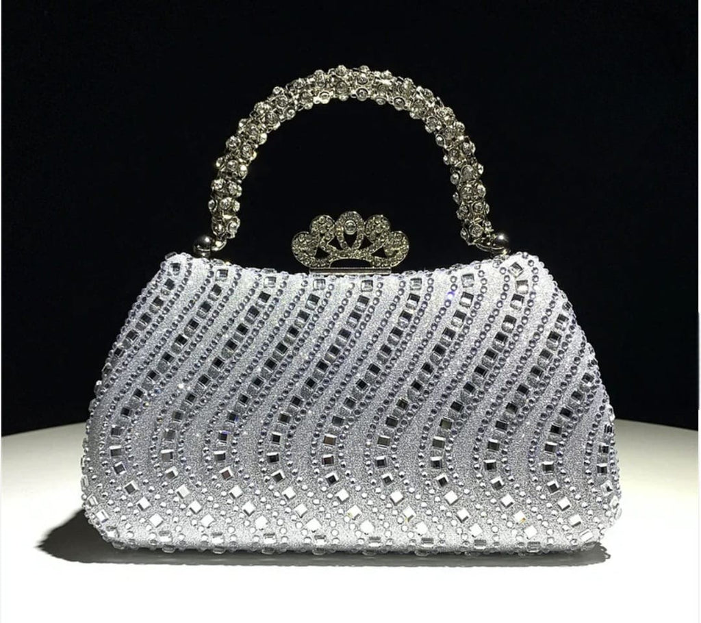 Crystal Rhinestone Evening Clutch Bag