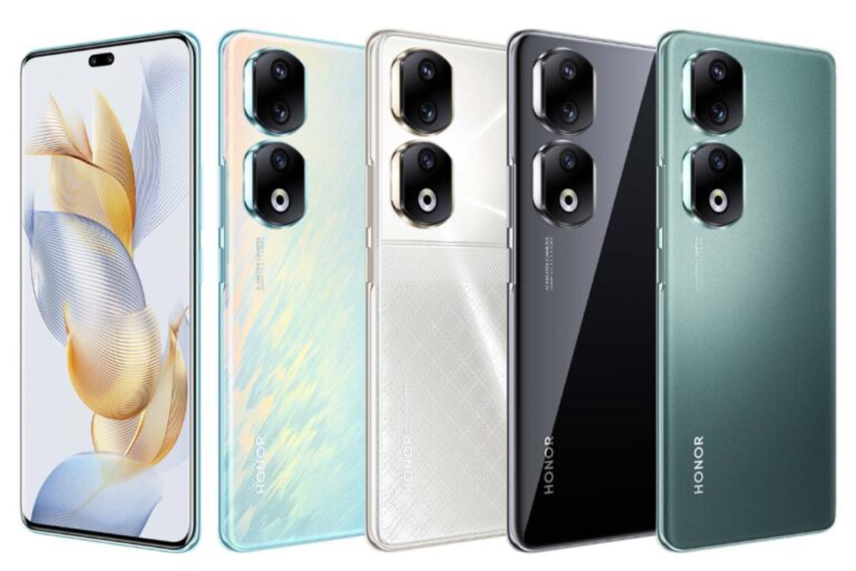 Honor 90 Pro available colors – Peacock Blue, Glacier White, Midnight Black, Emerald Green