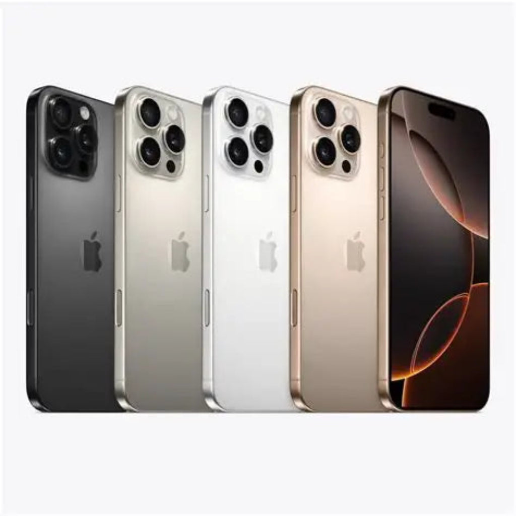 Apple iPhone 16 Pro - all four titanium colour options