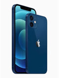 Apple iPhone 12 in Blue — front and back view
