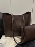 Large Capacity PU Leather Tote Bag
