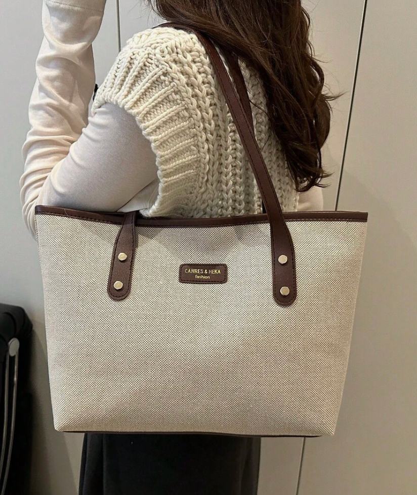 Cahres & Heka Fashion Canvas Tote Bag