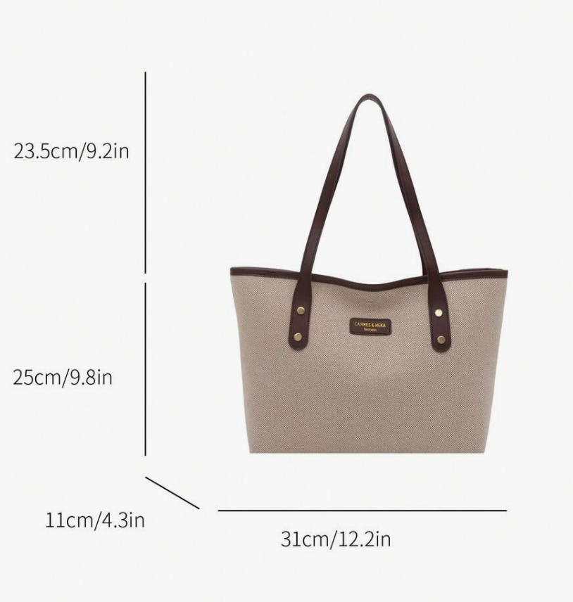 Cahres & Heka Fashion Canvas Tote Bag