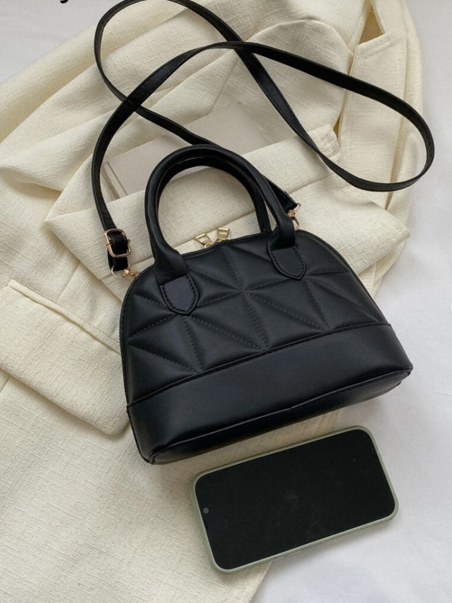 Quilted Mini Shell Crossbody Bag