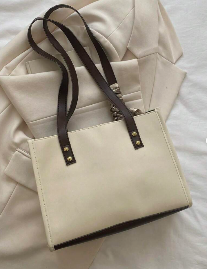 Fashion & Bags Embossed Tote Bag with Silk Scarf