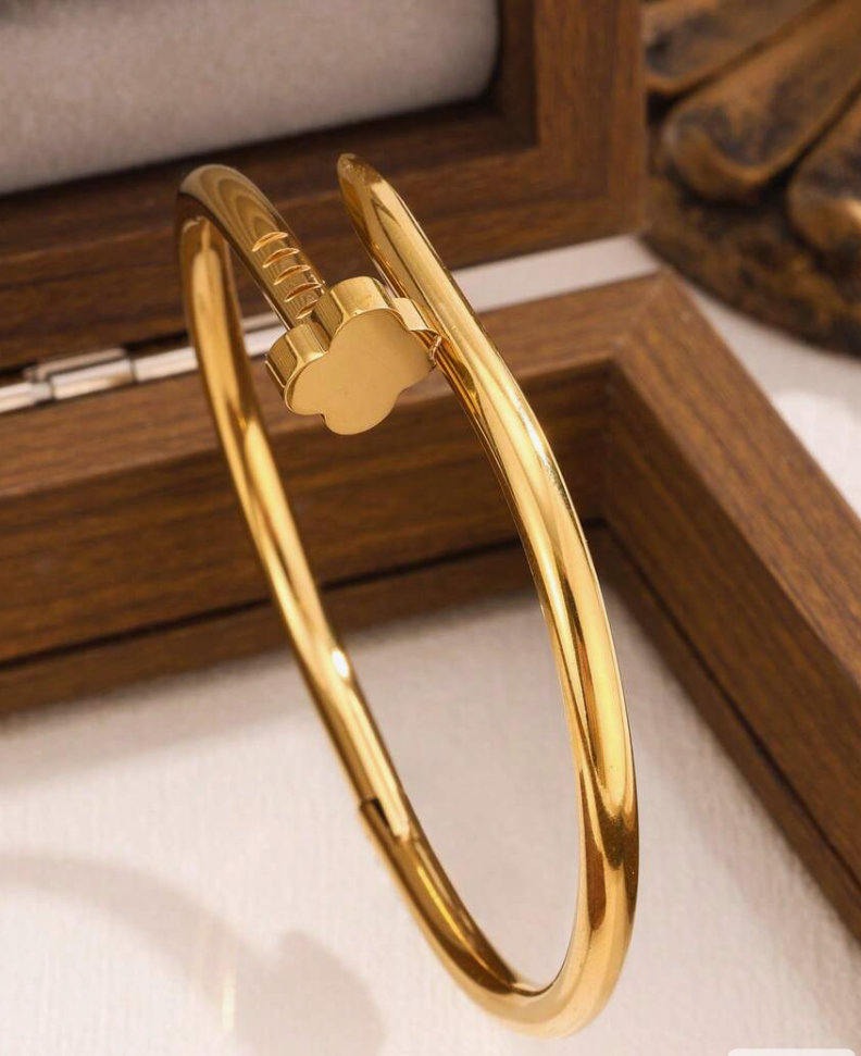 Gold Bangle Bracelet Set – 3 Piece