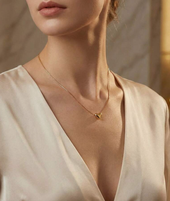 Gold Heart Necklace