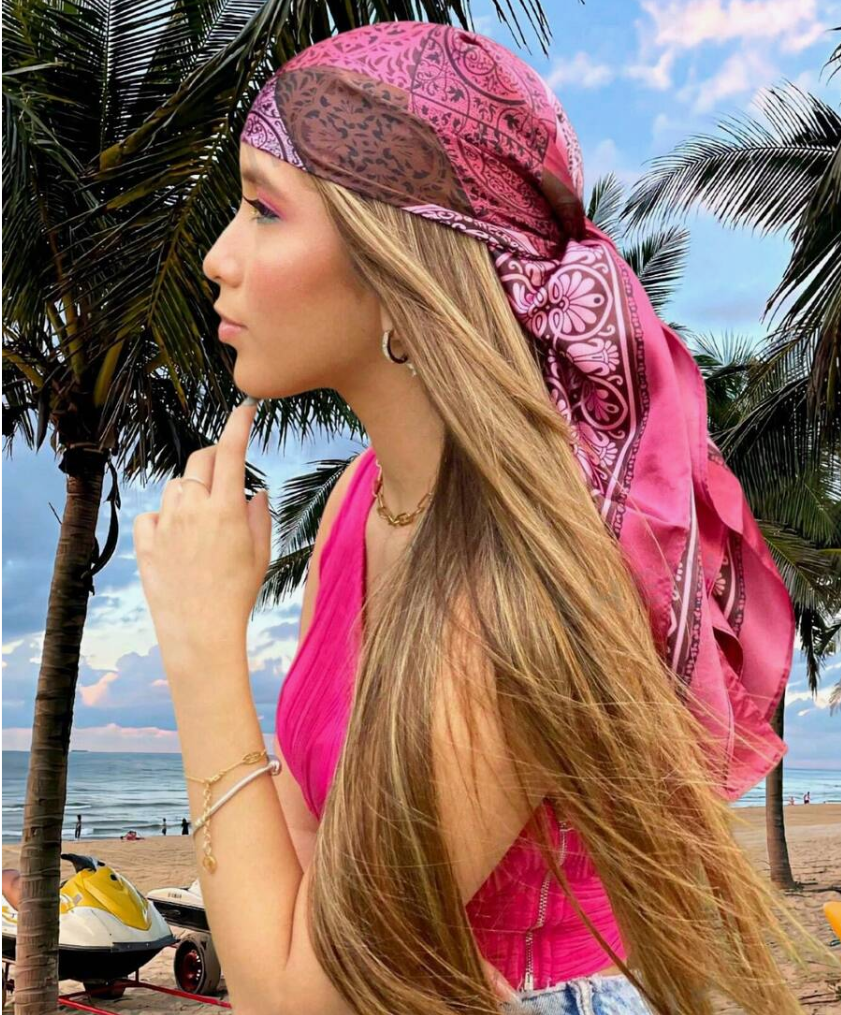 Silk Head Scarf