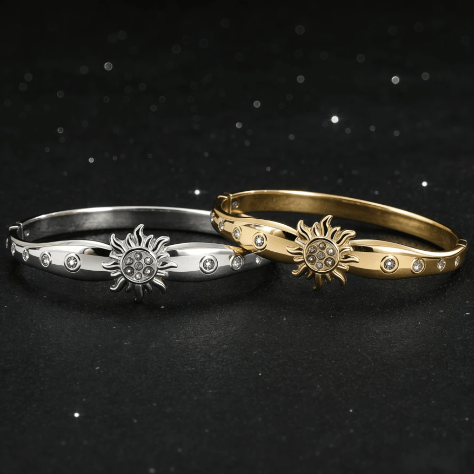 Celestial Sun Bangle Bracelet