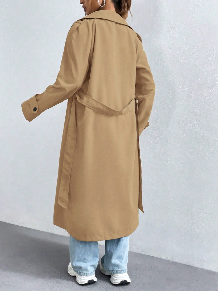 Women's Double-Breasted Trench Coat