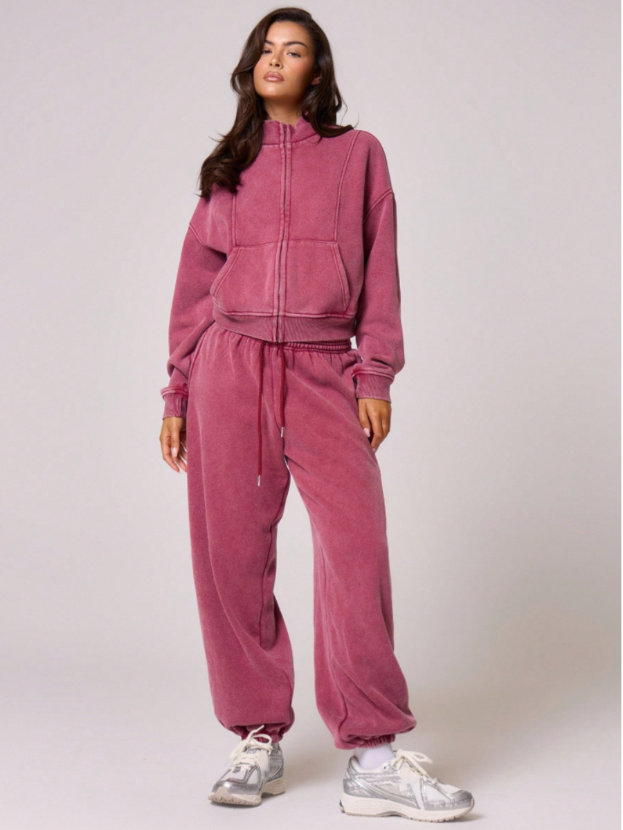 Washed Fleece Jogger Sweatpants