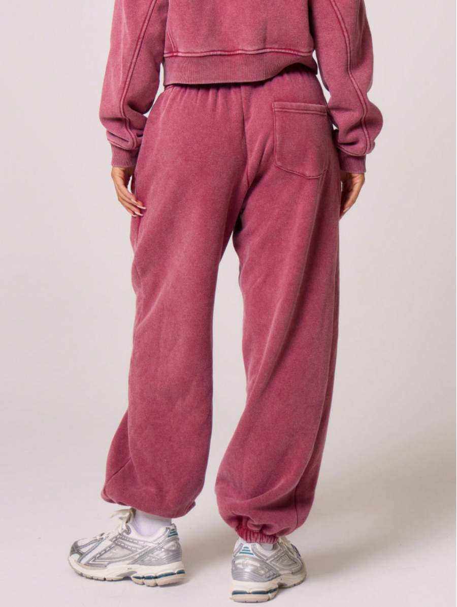 Washed Fleece Jogger Sweatpants