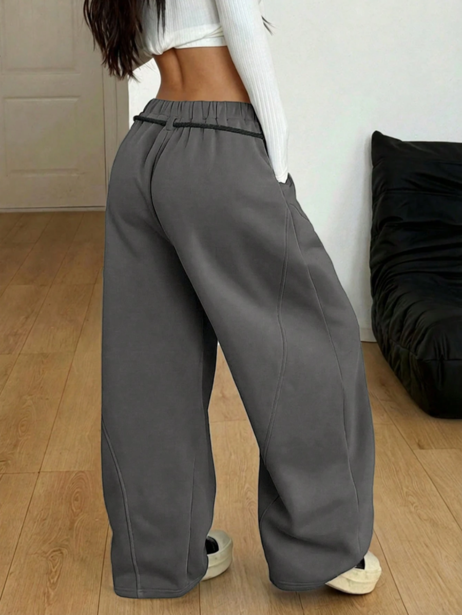 Women's Wide-Leg Jogger Sweatpants