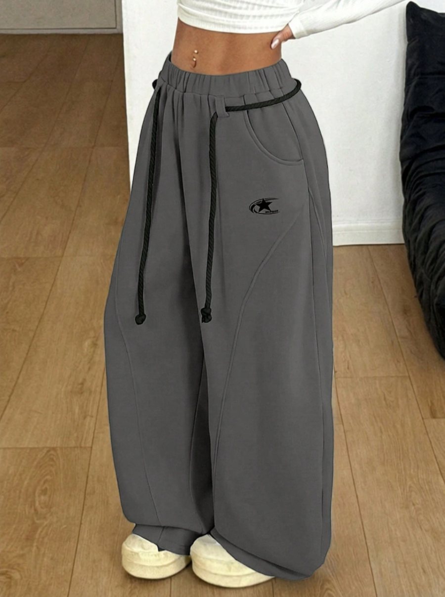 Women's Wide-Leg Jogger Sweatpants