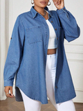 Oversized Denim Shirt