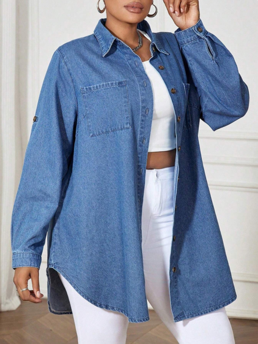Oversized Denim Shirt