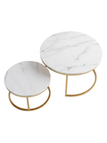 Marble Nesting Coffee Table Set (2-Piece)