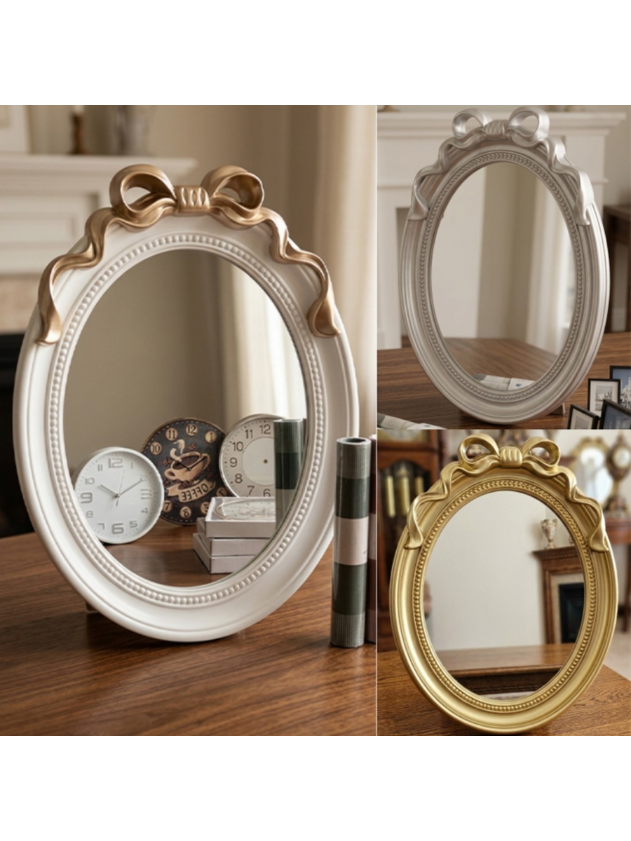 Bow Accent Decorative Mirror