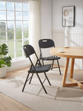 Black Folding Chair (Set of 8)