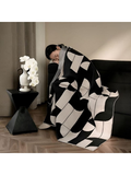 Geometric Abstract Throw Blanket