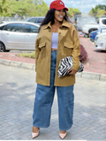 Oversized Button-Up Shacket