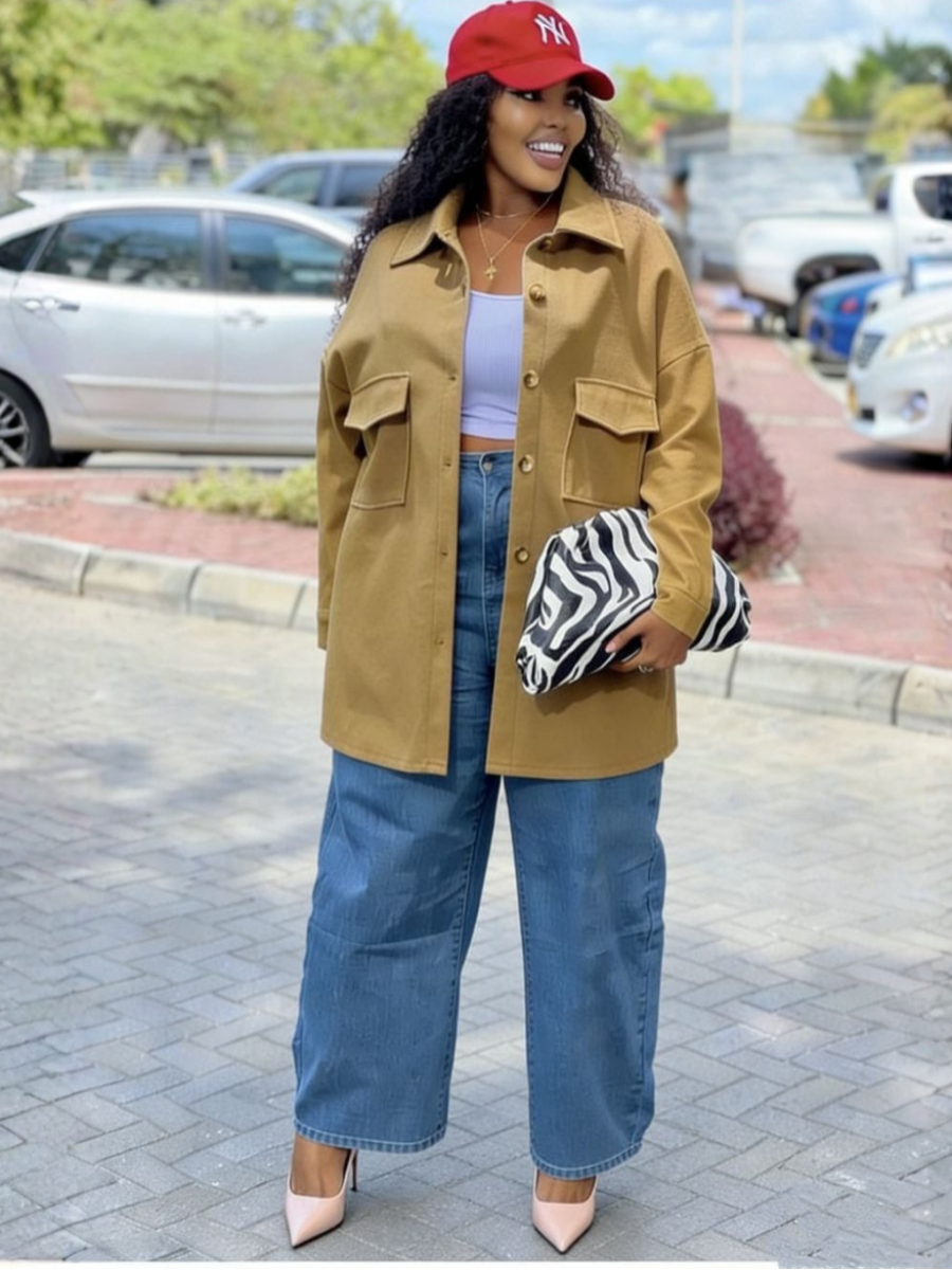 Oversized Button-Up Shacket