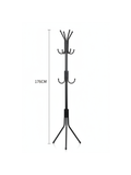 Metal Coat Rack Stand – 12 Hooks, 176cm