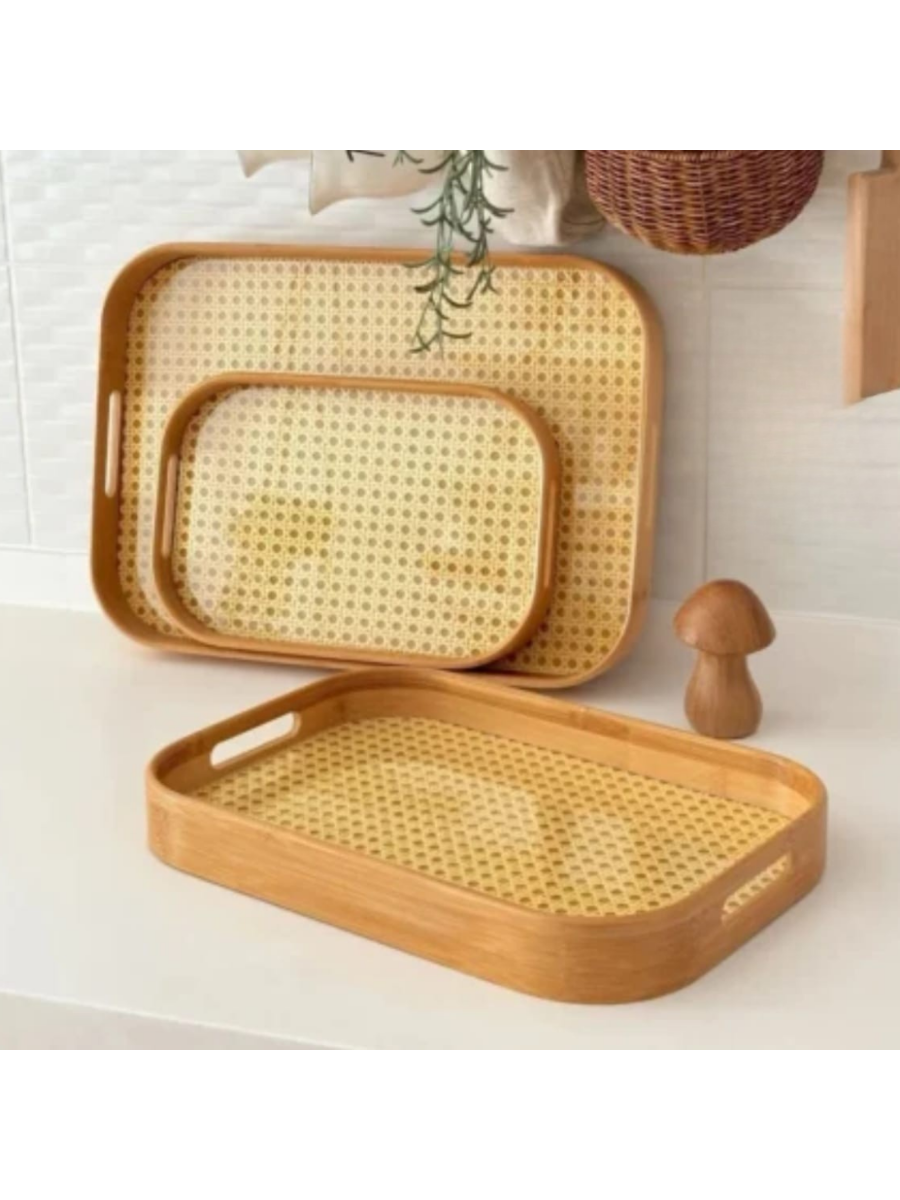 Rattan Serving Tray
