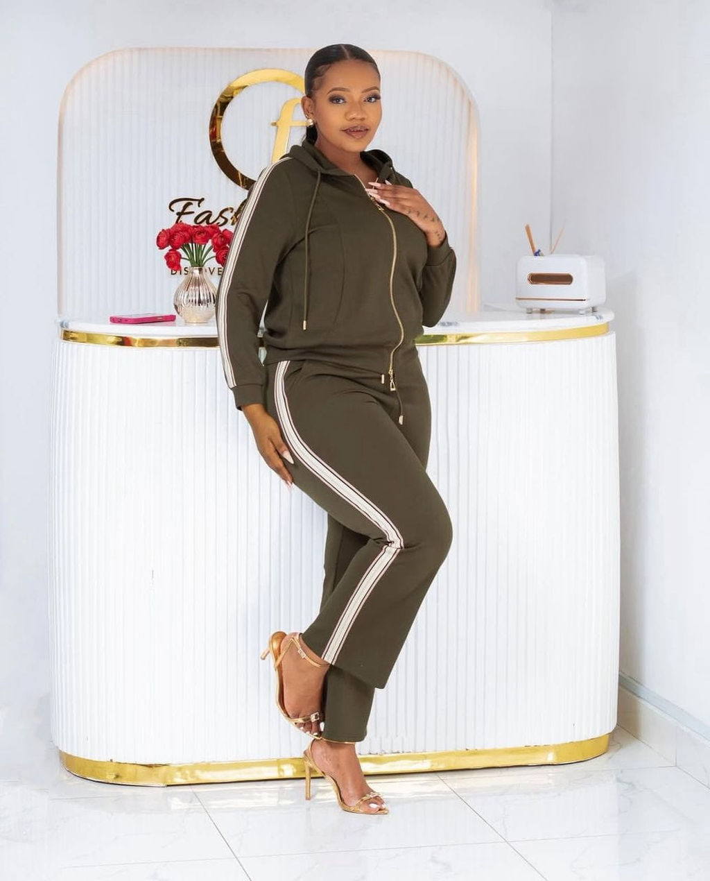Side Stripe Tracksuit Set