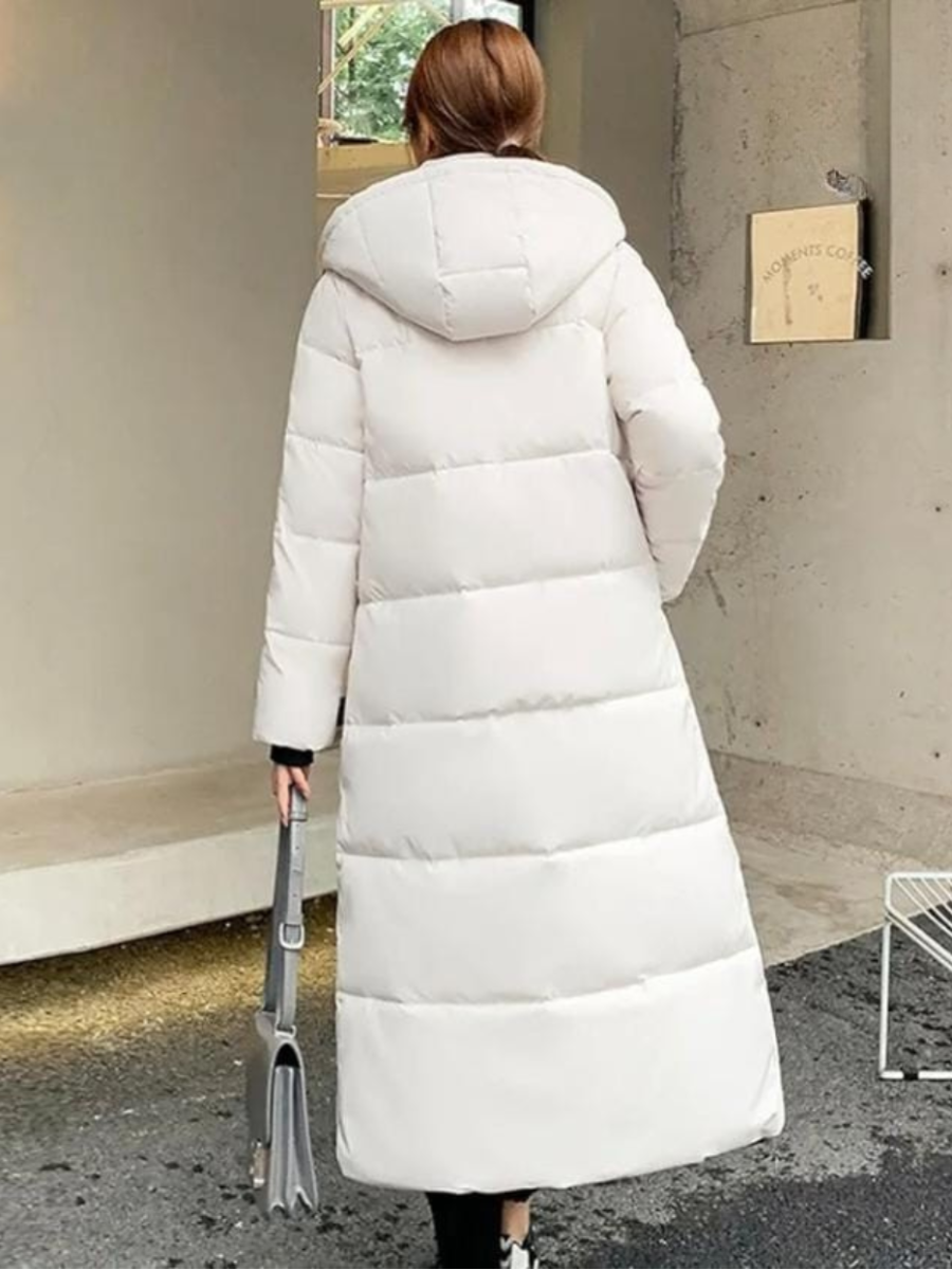 Women's Long Hooded Puffer Coat