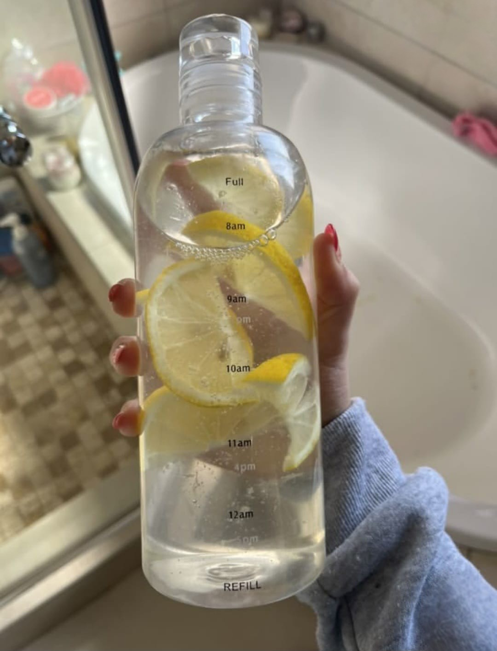 Time Marker Water Bottle