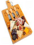 Bamboo Cheese Board & Knife Set