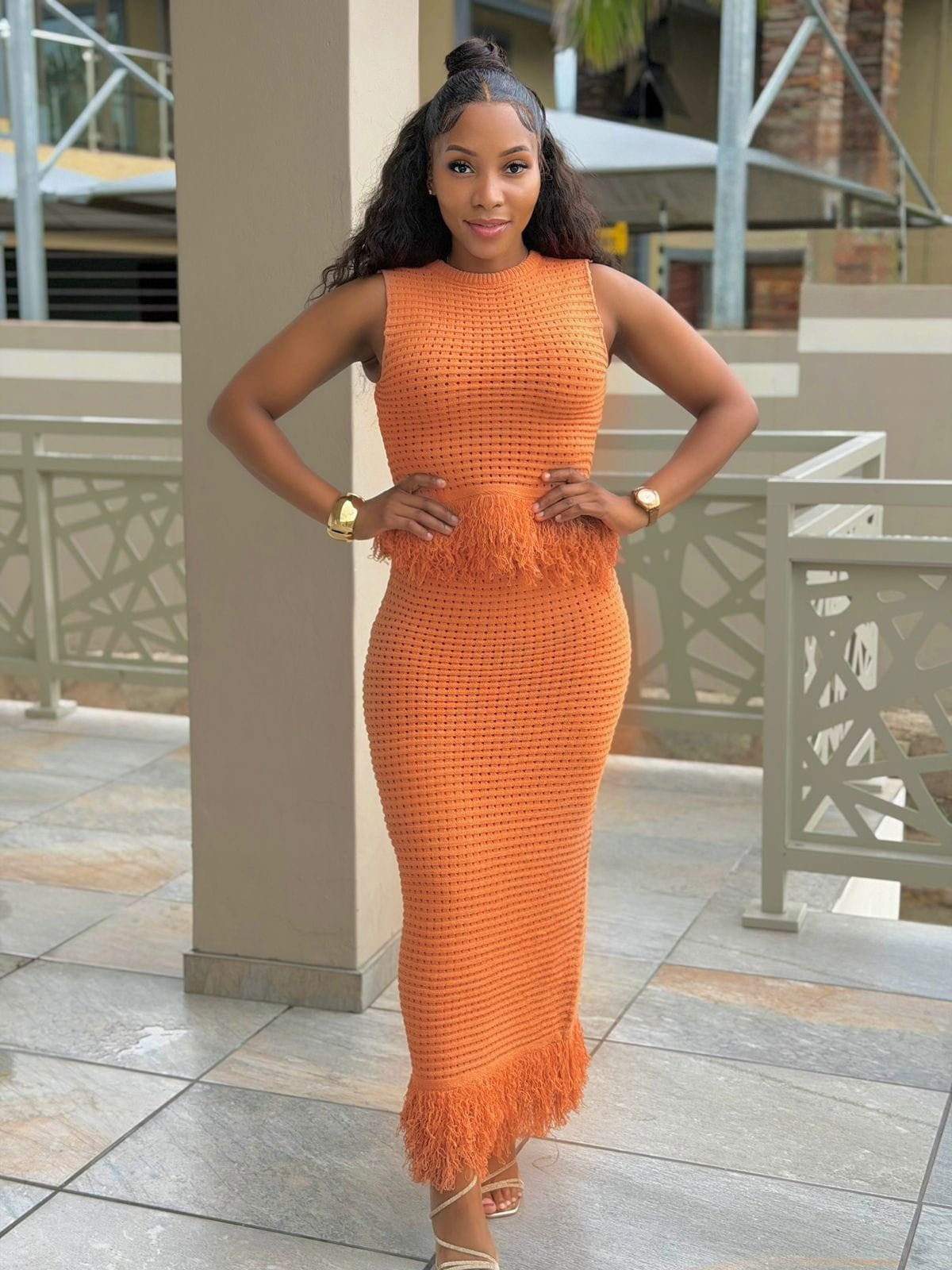 Crochet Fringe Two-Piece Set