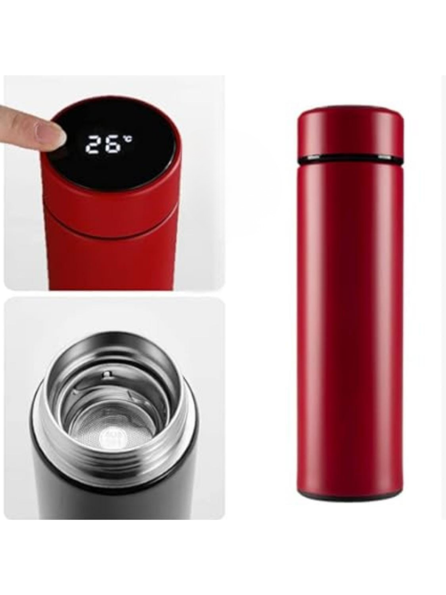 Smart Temperature Display Flask – Stainless Steel Vacuum Bottle