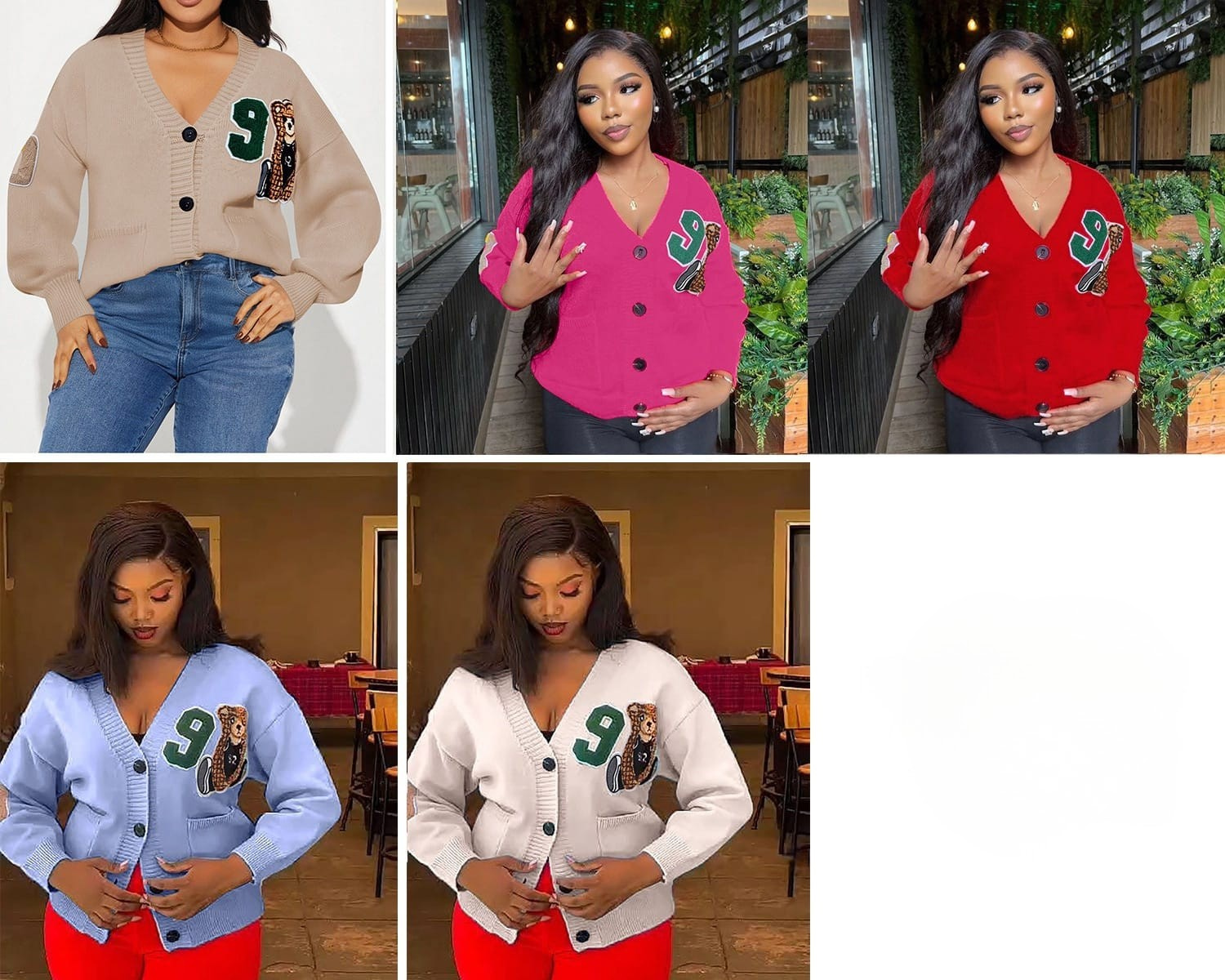 Number 9 Varsity Cardigan