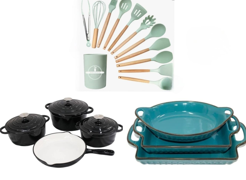 Kitchen Bundle Set – Cookware, Bakeware & Utensils