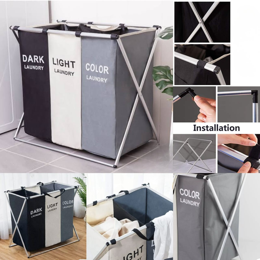 Foldable Laundry Sorter Hamper