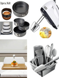 Baking Kit Bundle – Springform Pans, Hand Mixer & Utensil Set