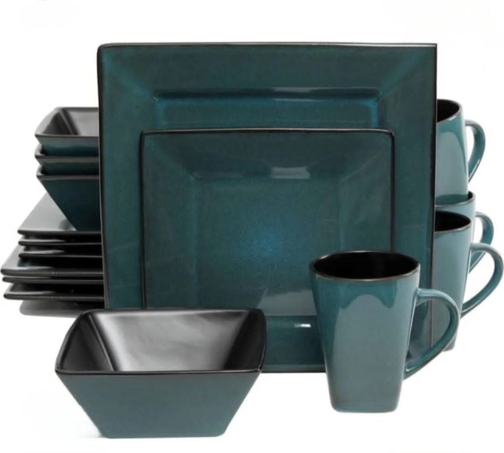 Square Dinnerware Set 16-Piece