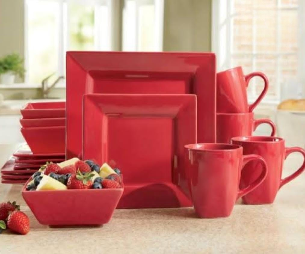 Square Dinnerware Set 16-Piece
