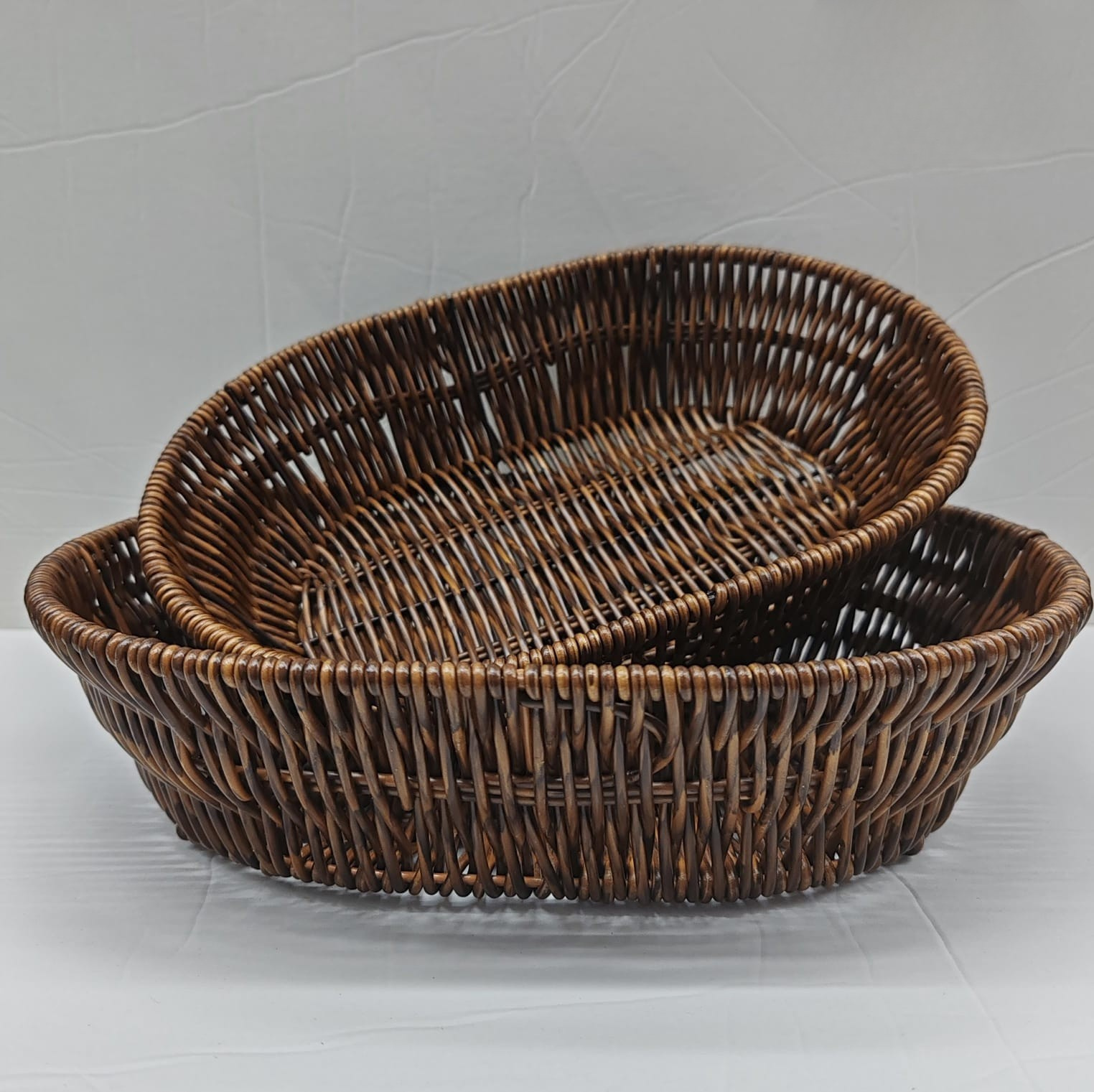 Handwoven Rattan Basket Set