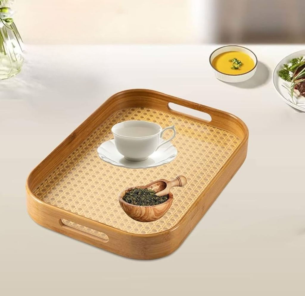 Rattan Serving Tray