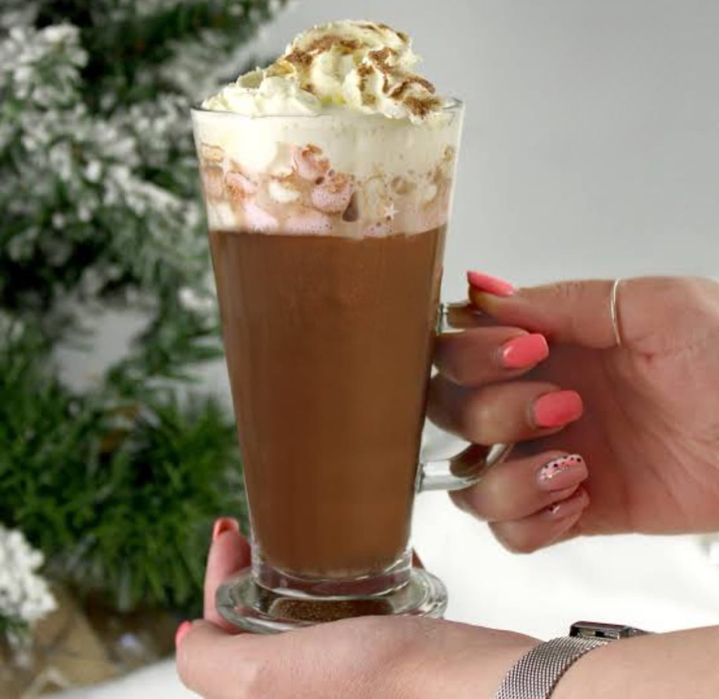 Tall Glass Latte Mug