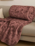 Heart Embossed Fleece Blanket